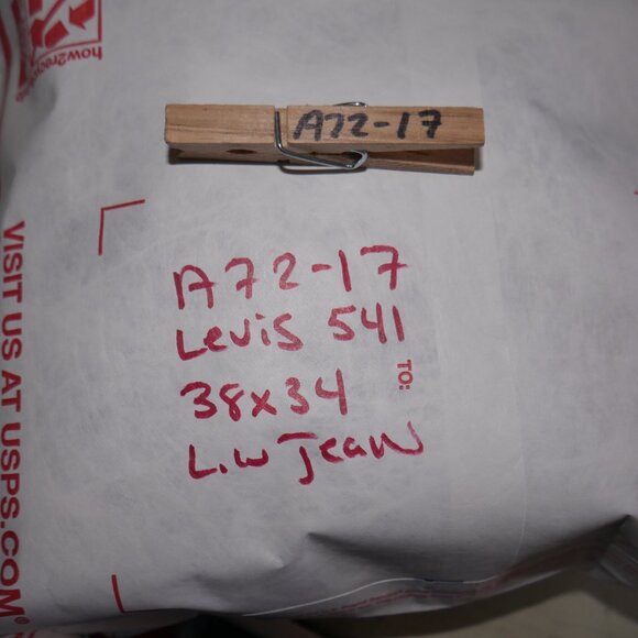 Levis 541 Athletic Fit Jeans Men's Size 38x34 Light Wash Stretch Flex Denim NWT - Picture 12 of 13